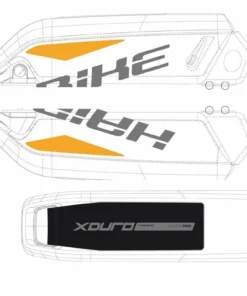 Haibike - Stickers Pour Batterie Bosch Sur XDURO 2014/ 2015/ 2016/ 2017