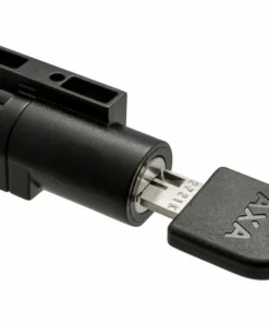 Axa - Serrure Pour Support Shimano BM-E8030 (batteries BT-E8035, BT-E8035-L, BT-E8036)