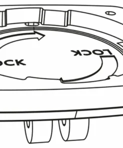 Bosch EBike - Plaque De Montage Pour écran Intuvia 100 Smart System