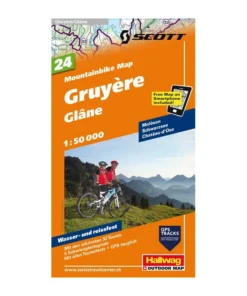 Carte VTT En Suisse N°24 "Gruyère"