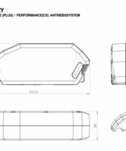 E-Bike Vision - EBV Batterie De Cadre Compatible Bosch Active (Plus) / Performance (CX) 36 V -Batteries VAE Soldes e bike vision batterie de cadre compatible bosch active performance 2 3840x2160