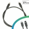 Elektrofahrrad24 Câble De Charge USB Micro A - Apple Lightning MFI - Compatible Bosch