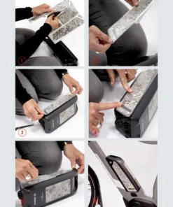 Fahrer - Reflective Battery Kit - Autocollants Réflecteur Pour Batterie De Cadre Bosch Powerpack -Batteries VAE Soldes fahrer reflective battery kit bosch powerpack 4 3840x2160