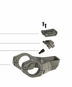 FIT E-Bike System FIT 2.0 - Kit De Fixation Pour écran Sur Guidon 35 Mm -Batteries VAE Soldes fit 2 0 kit fixation ecran guidon 35 mm 2 3840x2160