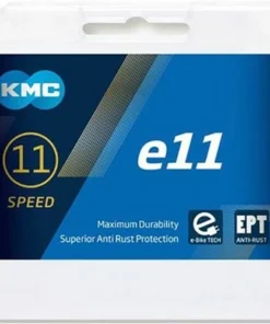 KMC - E11 EPT - Chaîne Compatible 11 Vitesses - 136 Maillons