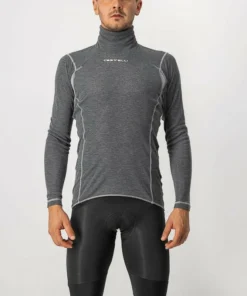 Maillot De Corps Ml Flanders Warm Castelli Homme -Batteries VAE Soldes maillot de corps ml flanders warm avec tour de cou castelli 3