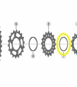 Shimano - Bague D'espacement A Pour Cassette CS-M7100
