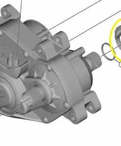 Shimano - Bague De Verrouillage Pour Plateau Sur Moteur Steps E6100 | E7000 | E8000