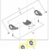 Shimano - Entretoises Pour Le Montage Du Support D'écran Sur Guidons 25,4 Mm