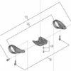 Shimano - Support Pour écran SC-6100 (kit Complet)