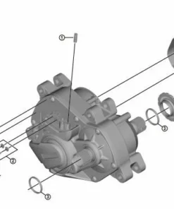 Shimano - Lot De 6 Vis Pour La Fixation Des Carter Moteur SM-DUE80, SM-DUE70 Et SM-DUE61