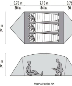 Tente MSR Mutha Hubba NX, 3 Places 9 Tente MSR Mutha Hubba NX, 3 Places -Batteries VAE Soldes tente msr mutha hubba nx 3 places 4